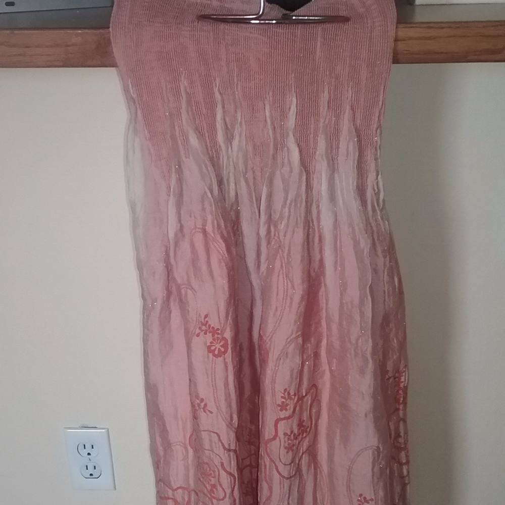 Orange Skirt by (Lapis) Beautiful Design in Fabric